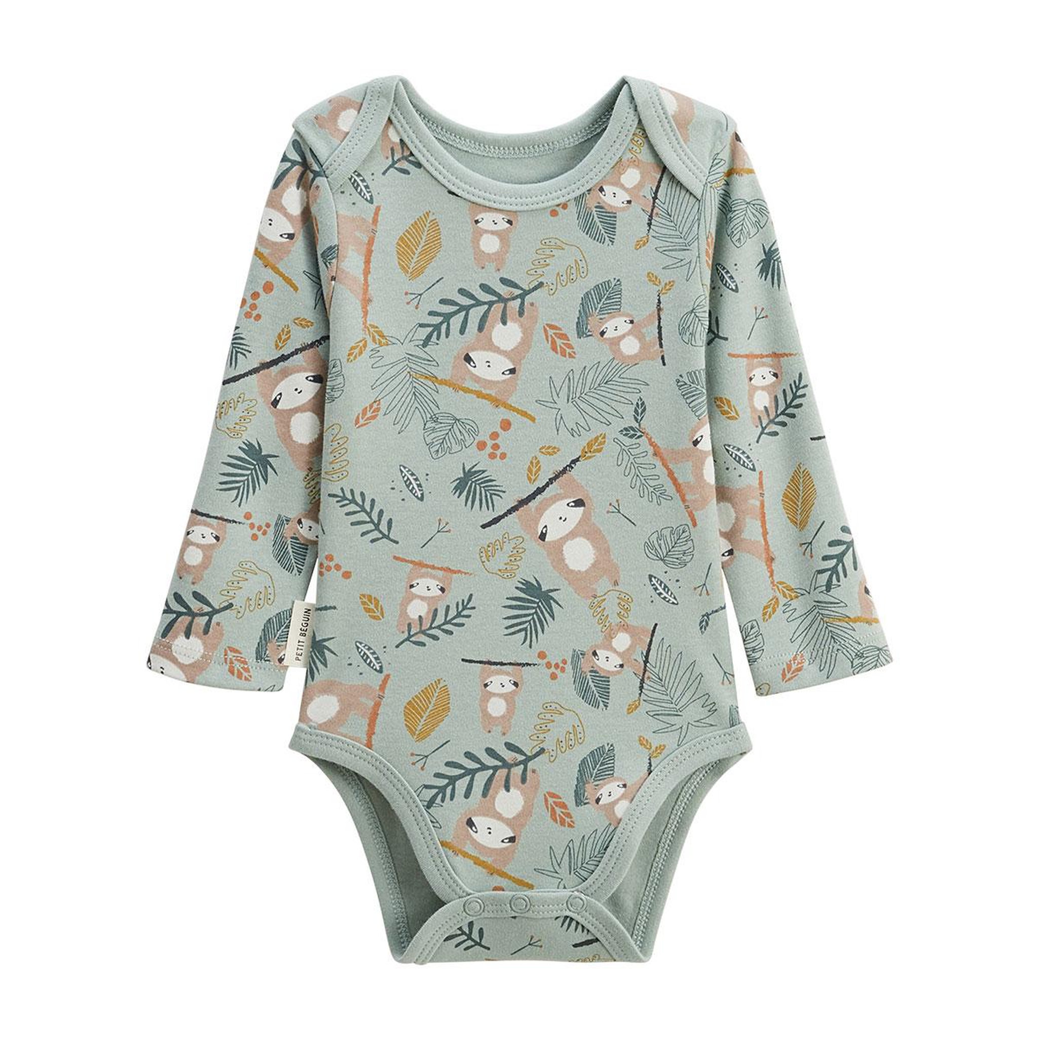 Voir la diapositive 5 : Petit Béguin Lot de 2 bodies bébé manches longues cache-cache