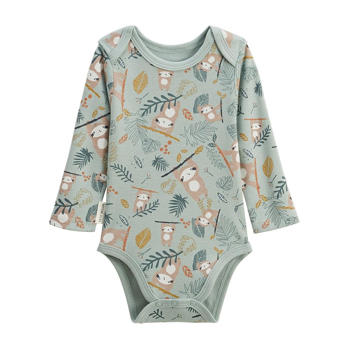 Petit Béguin Lot de 2 bodies bébé manches longues Cache-cache
