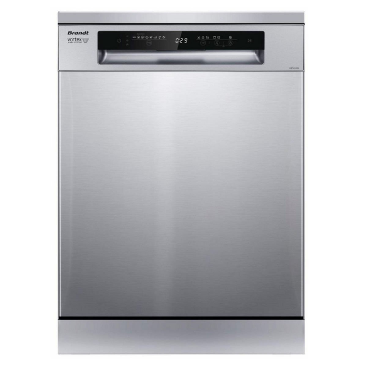 BRANDT Lave-vaisselle 60cm 14 couverts 44db silver - BDF424VDX