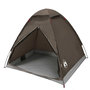Voir la diapositive 4 : VIDAXL Tente de camping a dome 2 personne marron impermeable