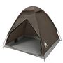 Voir la diapositive 4 : VIDAXL Tente de camping a dome 2 personne marron impermeable