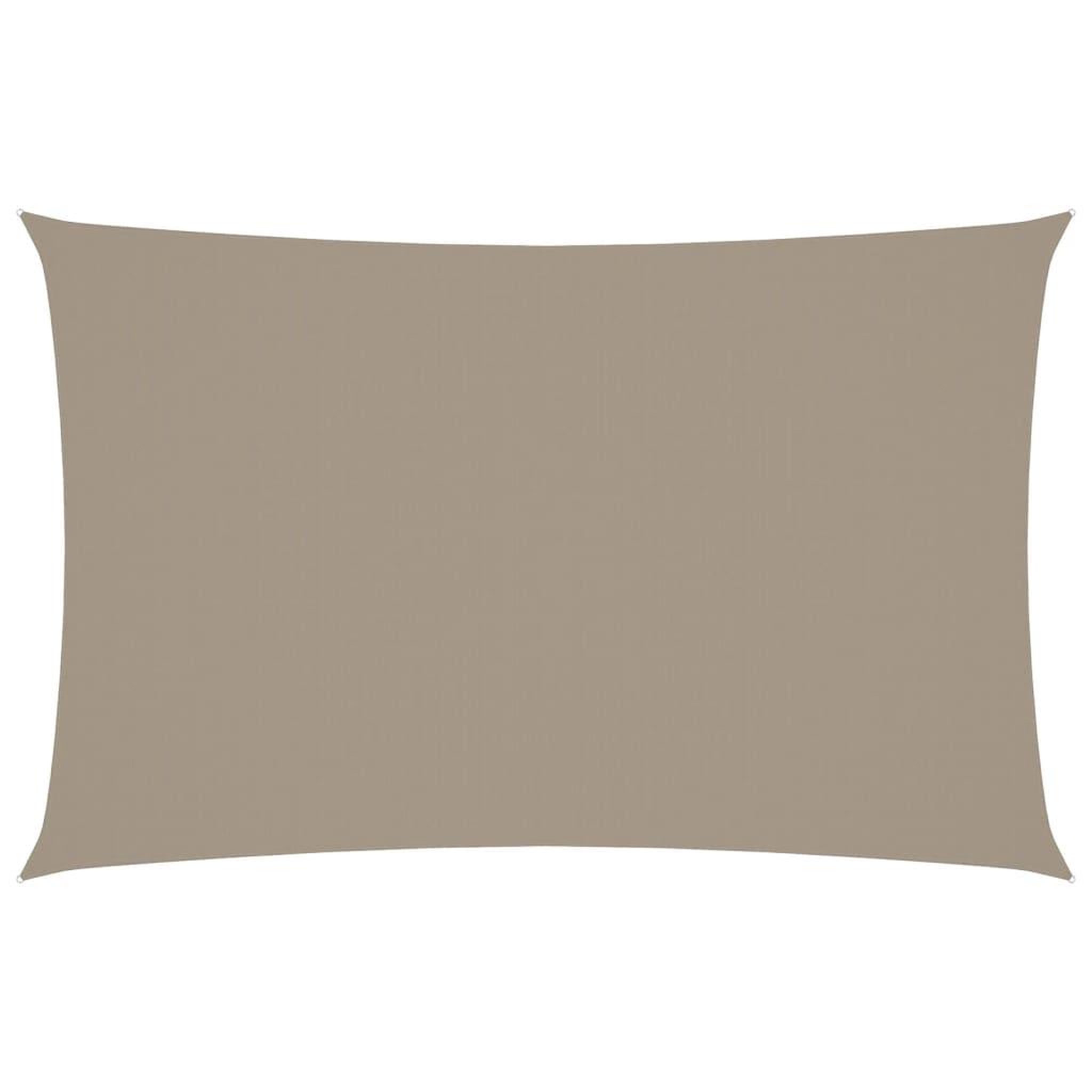 Voir la diapositive 2 : VIDAXL Voile de parasol tissu oxford rectangulaire 4x7 m taupe