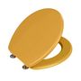 Voir la diapositive 3 : Wenko Abattant WC - Bois - Jaune