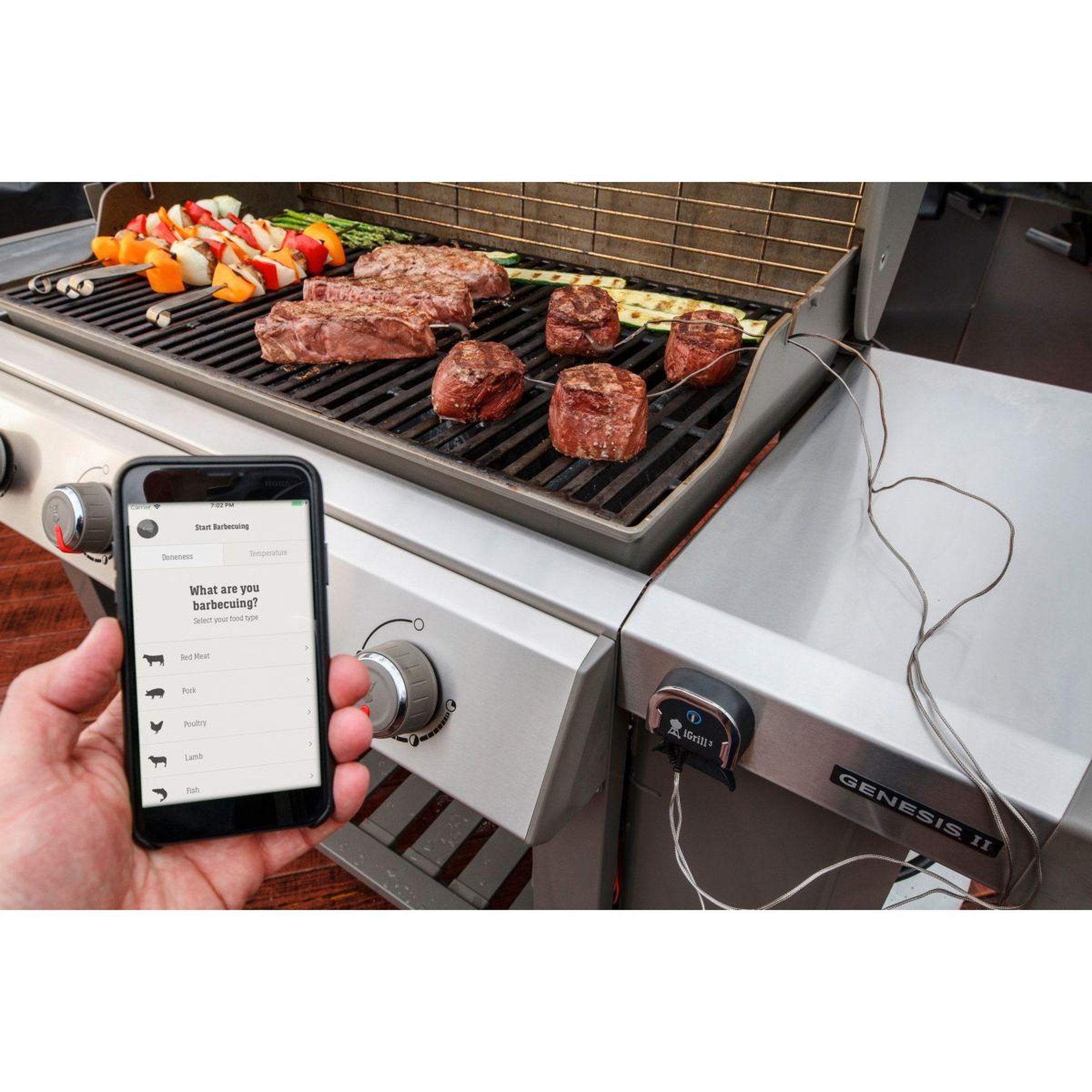 Voir la diapositive 4 : Weber Thermomètre de cuisson IGrill 3