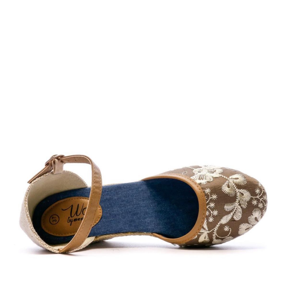 BEPPI Sandales Compensées /Fleurs Femme Beppi