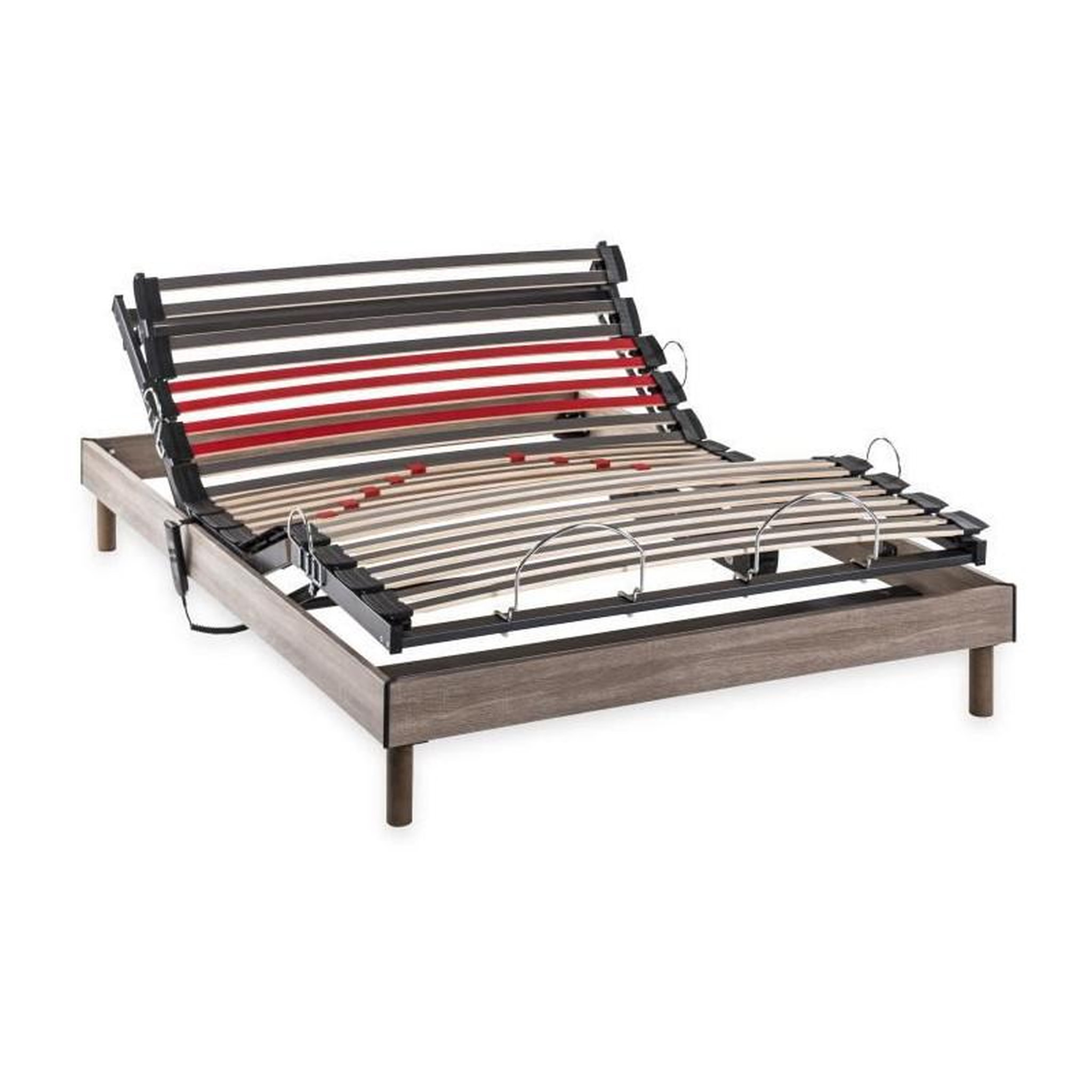 DEKO DREAM DEKO DREAM Ensemble matelas+sommier relaxation électrique COMFORT Samba - 140x200 cm - Matelas mousse
