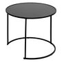 Voir la diapositive 2 : ATMOSPHERA Lot de 3 Tables d'Appoint Gigognes  Noan  54cm Noir
