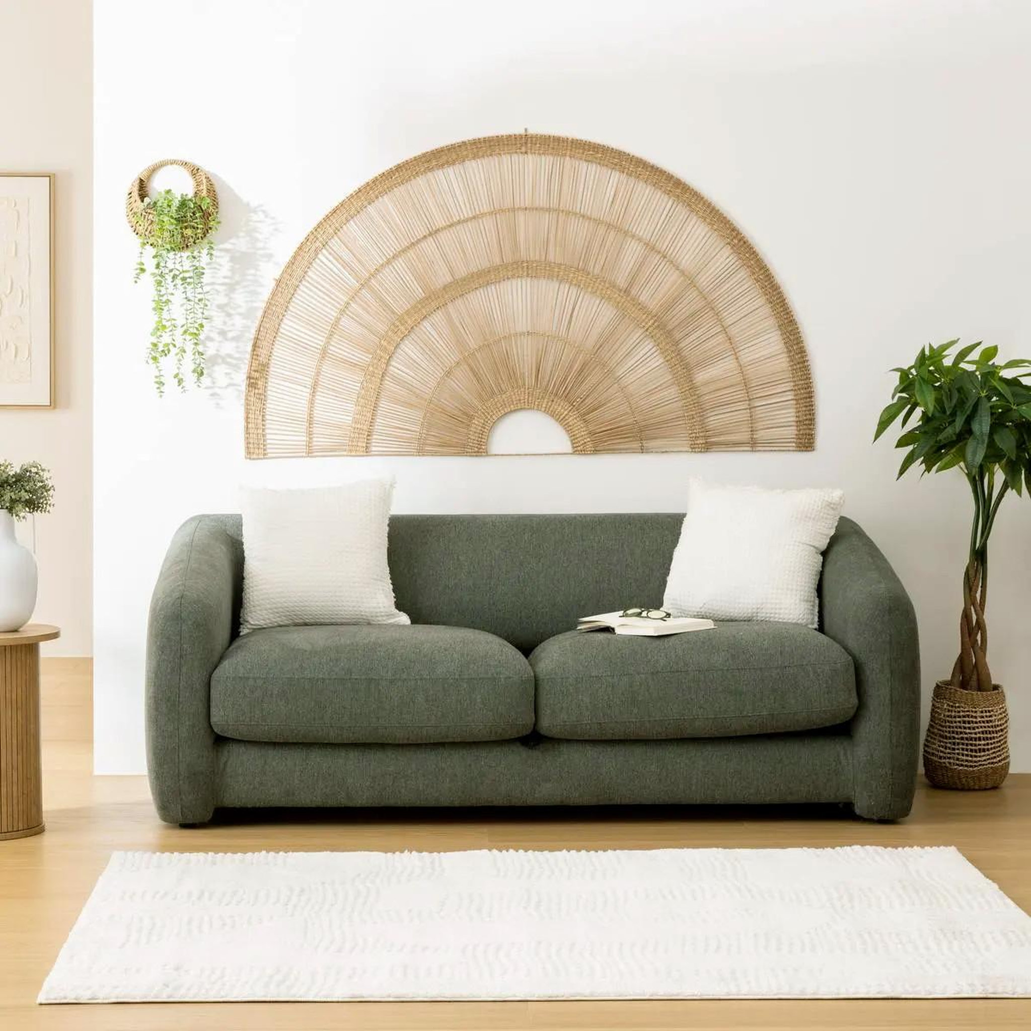 Voir la diapositive 5 : Paris Prix Canapé 3 Places Convertible  Guppy  198cm Vert Cèdre