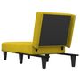 Voir la diapositive 5 : VIDAXL Chaise longue jaune velours