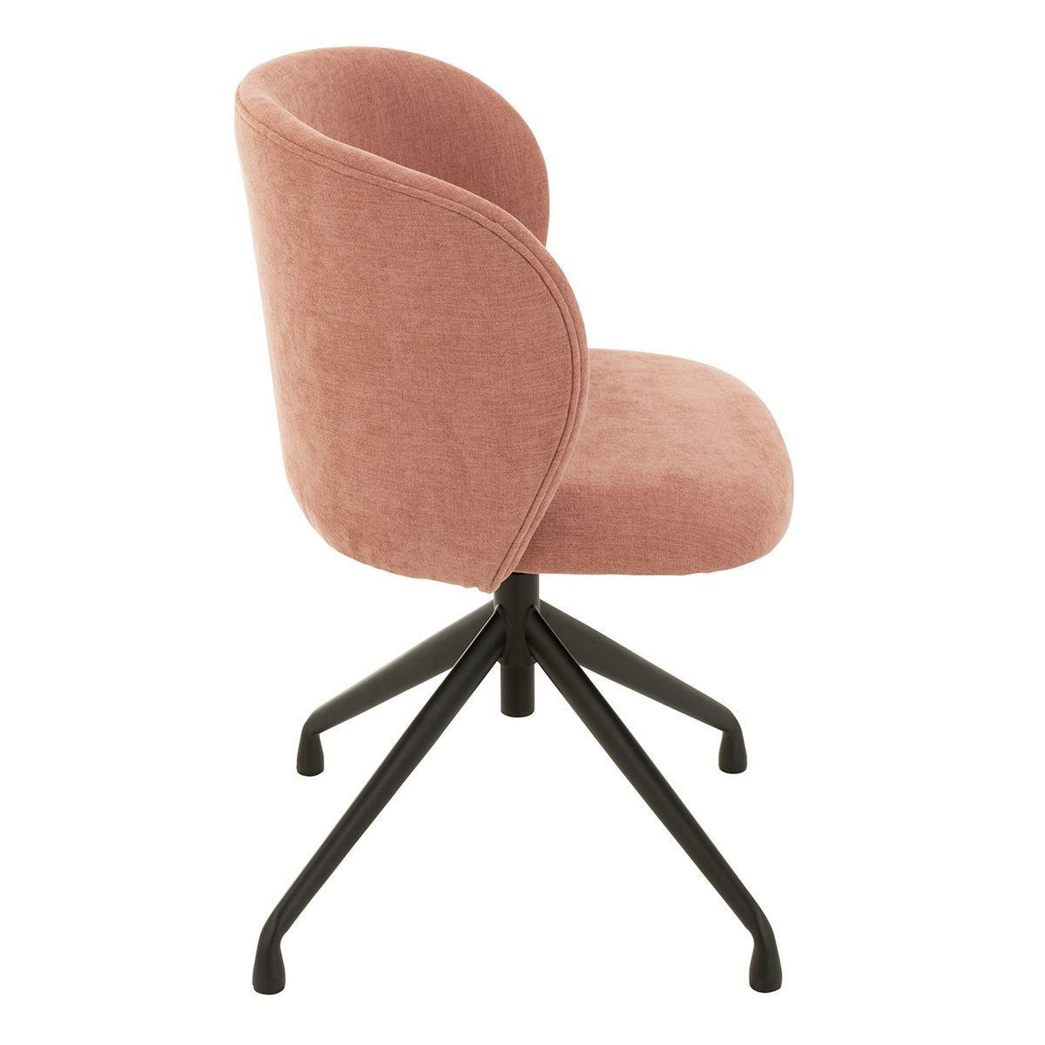 Voir la diapositive 3 : J-LINE Chaise pivotante design  gena  56cm rose clair