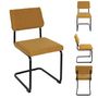 Voir la diapositive 4 : TOILINUX Lot de 2 Chaises Alban
