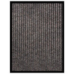 VIDAXL Paillasson raye Beige 40x60 cm