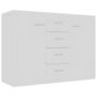 Voir la diapositive 2 : VIDAXL Buffet Blanc 88x30x65 cm Bois d'ingenierie