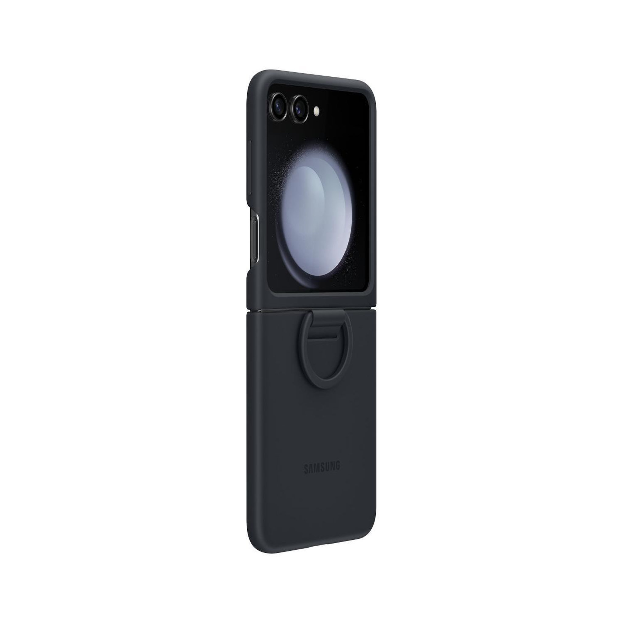 Voir la diapositive 3 : Samsung Coque z flip 5 avec anneau sillicone marine