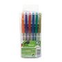 Voir la diapositive 1 : AUCHAN Lot de 6 stylos gel métalliques coloris assortis