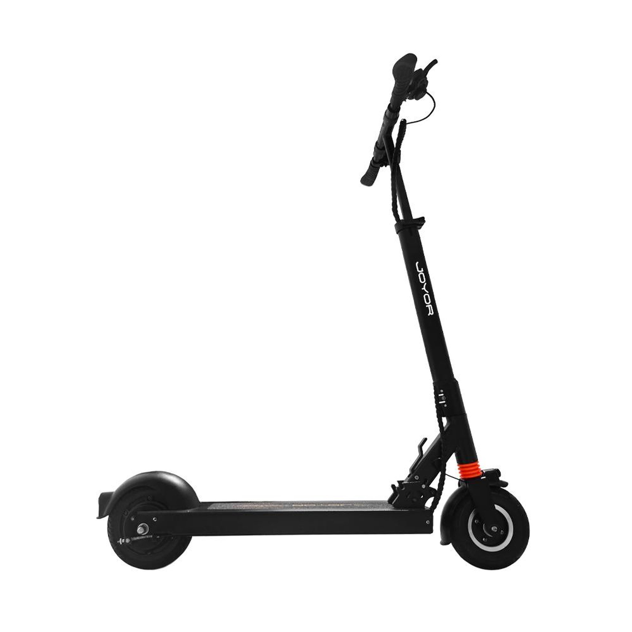 Voir la diapositive 5 : JOYOR Trottinette électrique JOYOR F5, légère et pliable, idéale pour les trajets domicile-travail, noire.