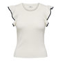 Voir la diapositive 1 : JACQUELINE DE YONG T-Shirt Blanc/Noir Femme JDY Adele