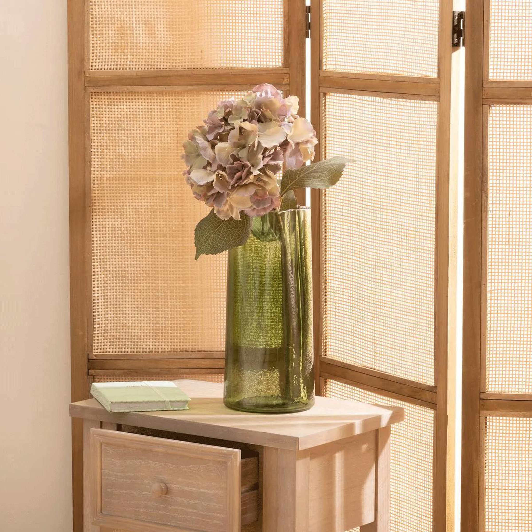 Voir la diapositive 3 : ATMOSPHERA Fleur artificielle  hortensia  83cm bleu