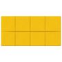 Voir la diapositive 3 : VIDAXL Panneaux muraux 12 pcs Jaune 60x30 cm Velours 2,16 m^2