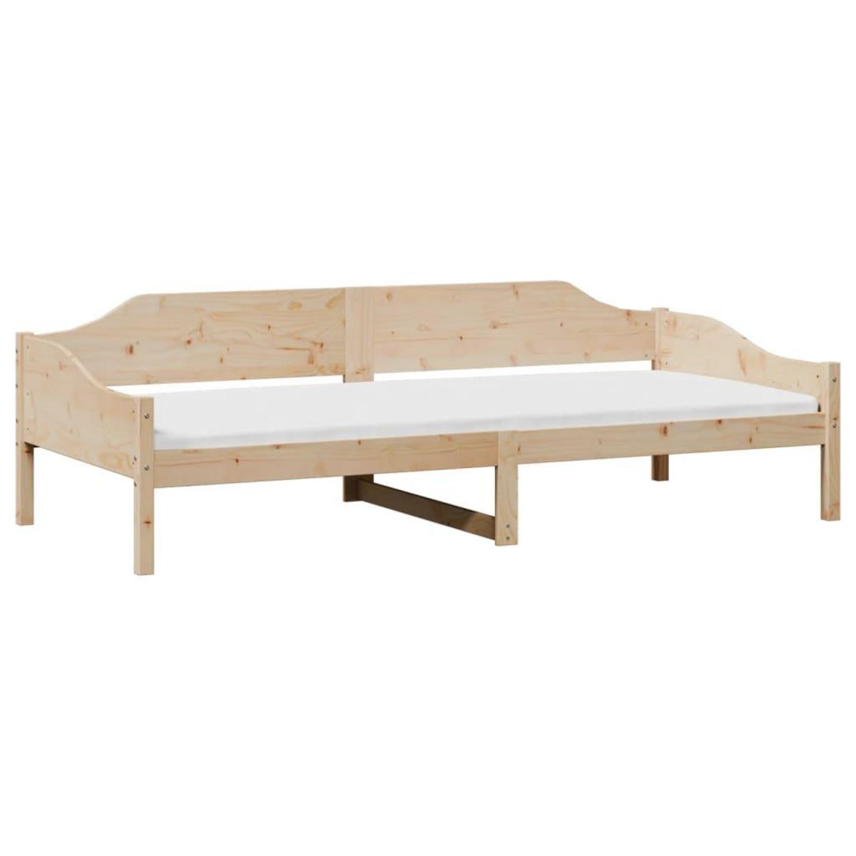 VIDAXL Cadre de lit sans matelas 80x200 cm bois massif de pin