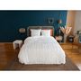 Voir la diapositive 3 : COTE DECO Parure de lit finition tufté - 100% coton lavé 52 fils/cm² - 240 x 260 cm