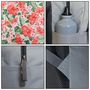 Voir la diapositive 6 : Bagtrotter BAGTROTTER Sac à dos 2 compartiments Offshore Gris Fleurs