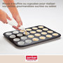 Voir la diapositive 4 : ZENKER Moule à muffins 24 empreintes 38 x 26 cm Zenker Black Metallic