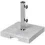 Voir la diapositive 1 : OUTSUNNY Pied de parasol granite 21 Kg compatible mât dia. 32-48 mm