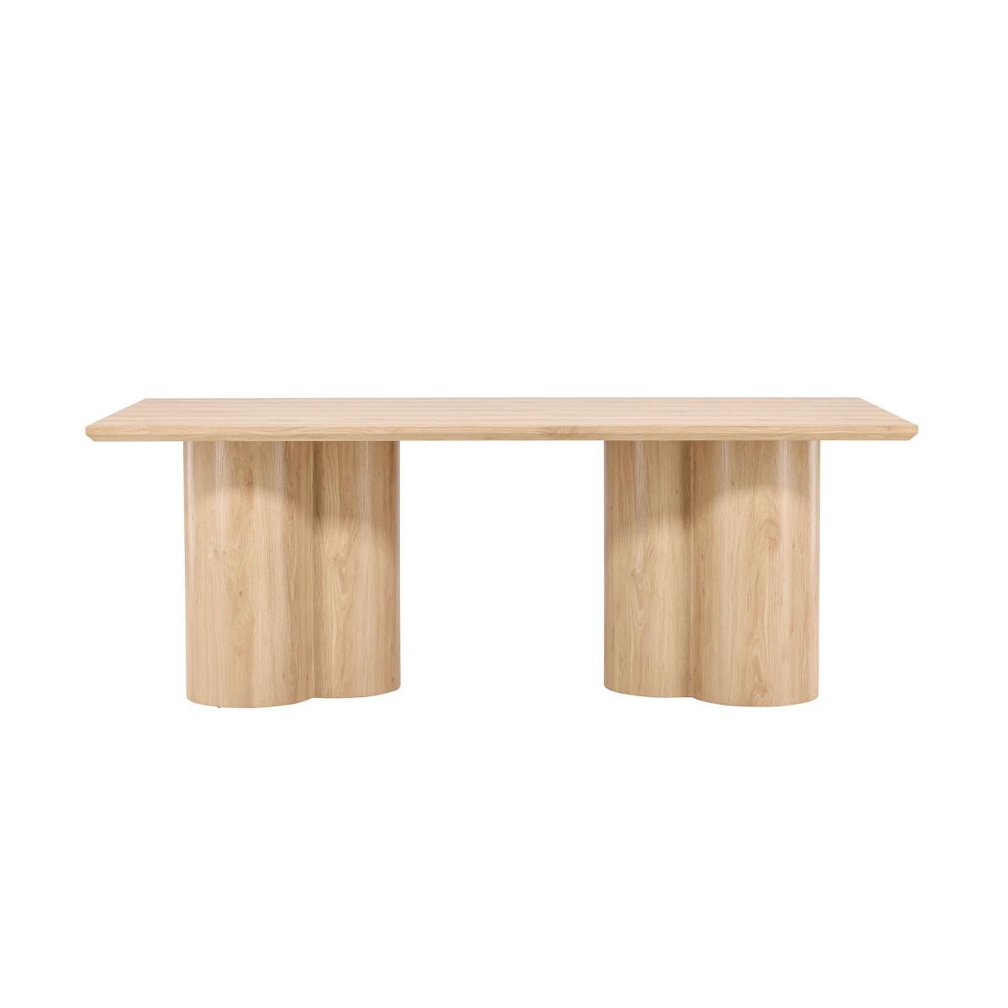 Voir la diapositive 4 : Paris Prix Table à manger design  olivia  210cm naturel