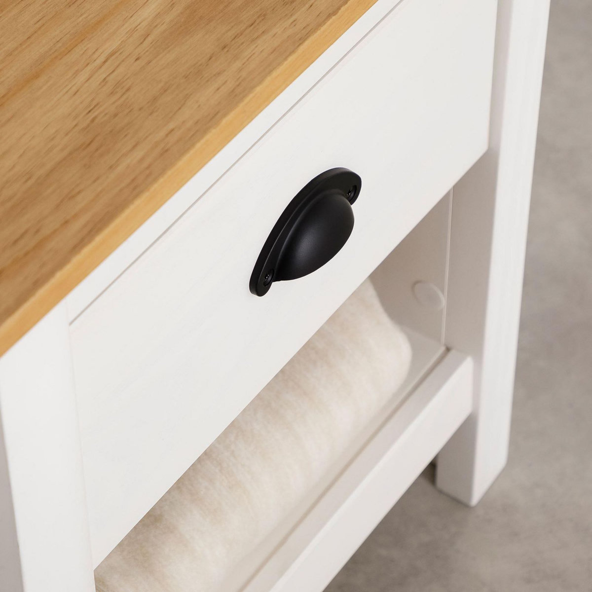 IDIMEX Table de chevet TILLY H 50 cm en bois massif