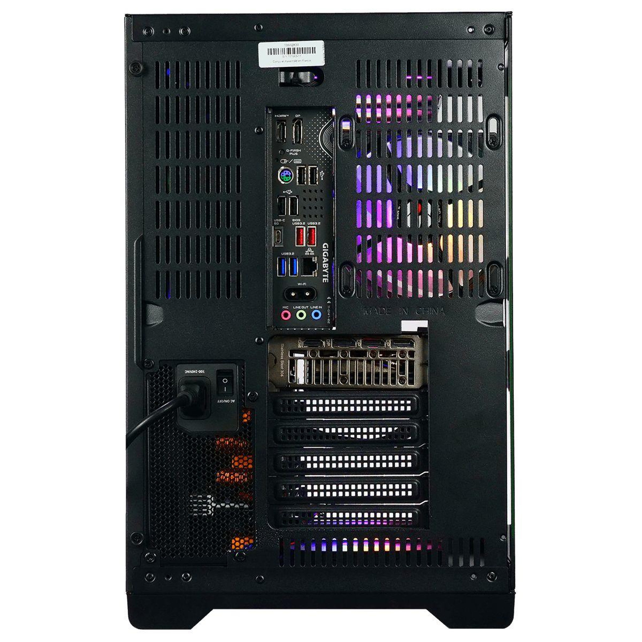 Voir la diapositive 4 : MRED PC Gamer AMD Ryzen 7 7800X3D – AMD Radeon RX 9070 XT – 32 Go RAM DDR5 – SSD 1 To