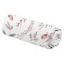 Voir la diapositive 1 : Drap housse fantaisie en microfibre motifs feuillages JULIE