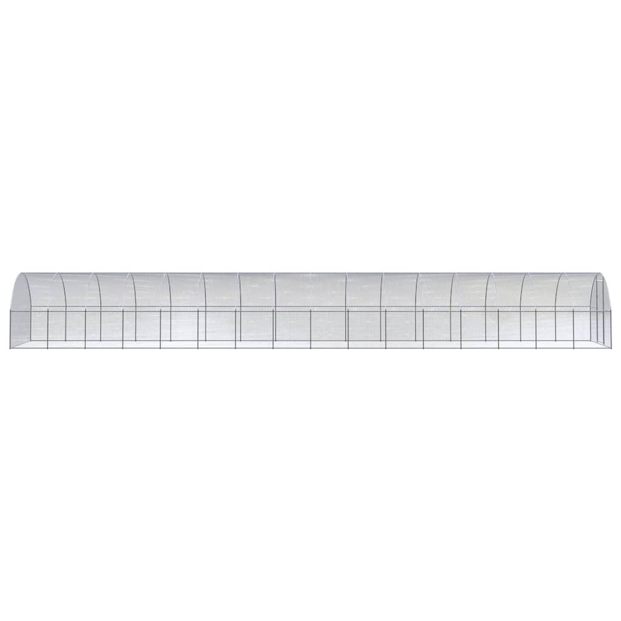 Voir la diapositive 3 : VIDAXL Poulailler d'exterieur 3x16x2 m Acier galvanise