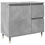 Voir la diapositive 2 : VIDAXL Armoire de salle de bain gris beton 65x33x60 cm