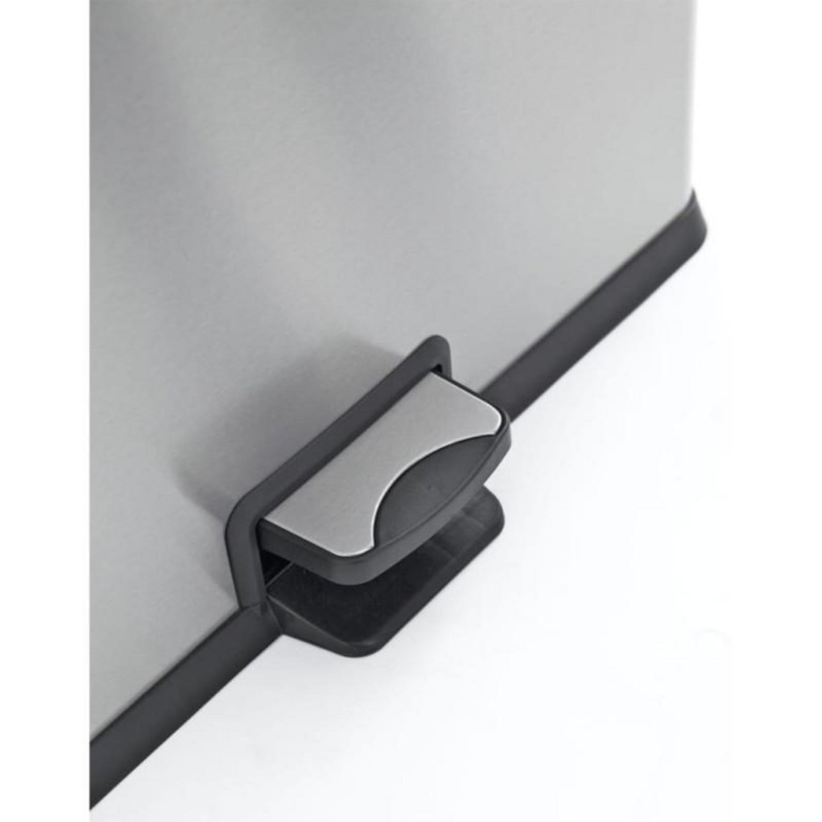 EKO EKO Poubelle à pédale Rejoice 2x30 L Argenté mat