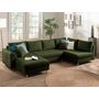 Voir la diapositive 1 : LISA DESIGN Rune - canapé panoramique - 7 places - style scandinave - droit