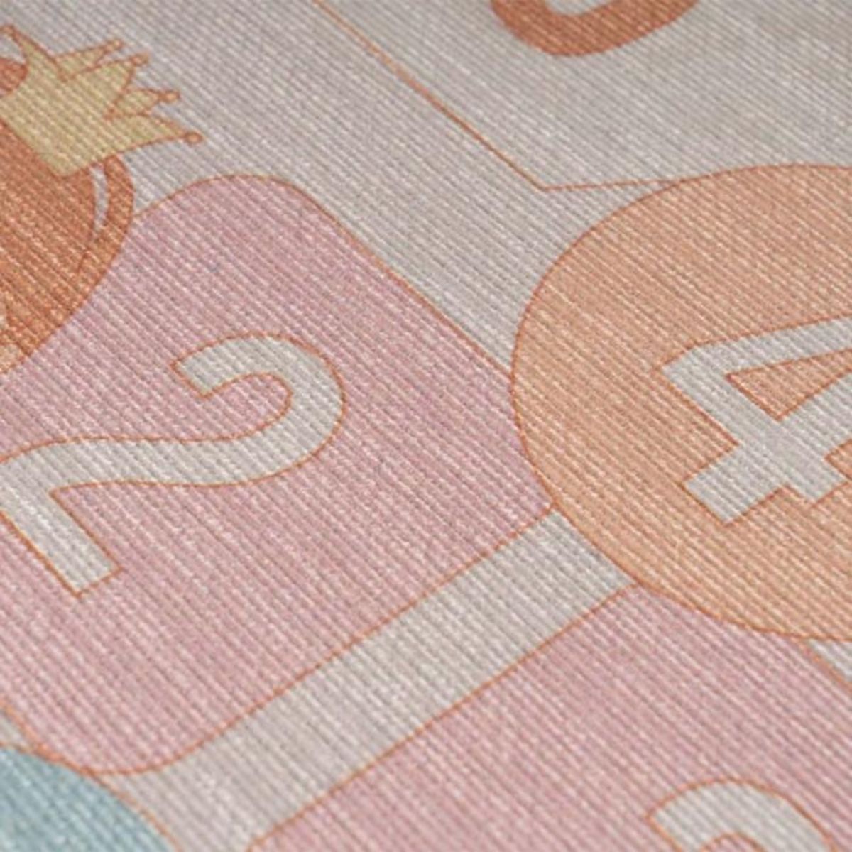 Paris Prix Tapis Enfant Imprimé  Playground  160cm Rose