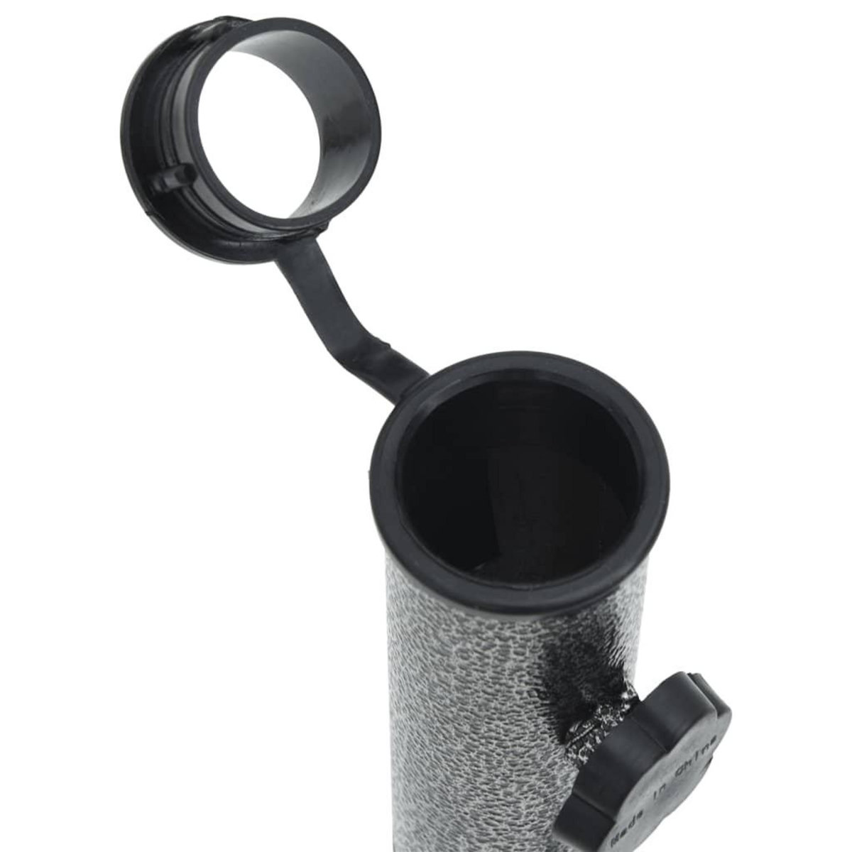 VIDAXL Support de parasol avec piquets 2 pcs 9x35 cm acier galvanise