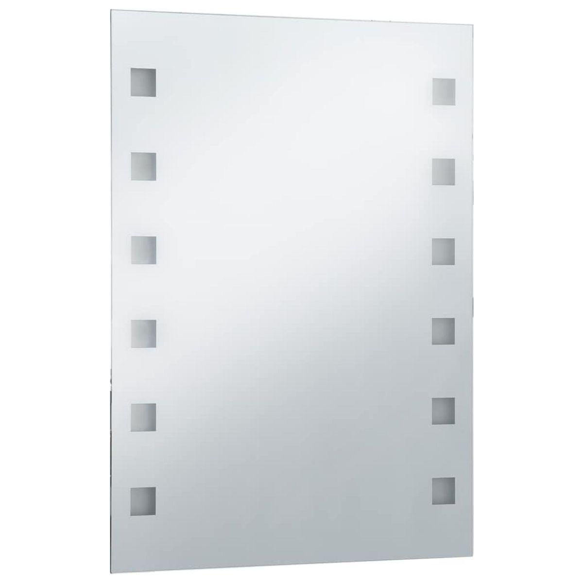 VIDAXL Miroir mural a LED pour salle de bains 60x80 cm