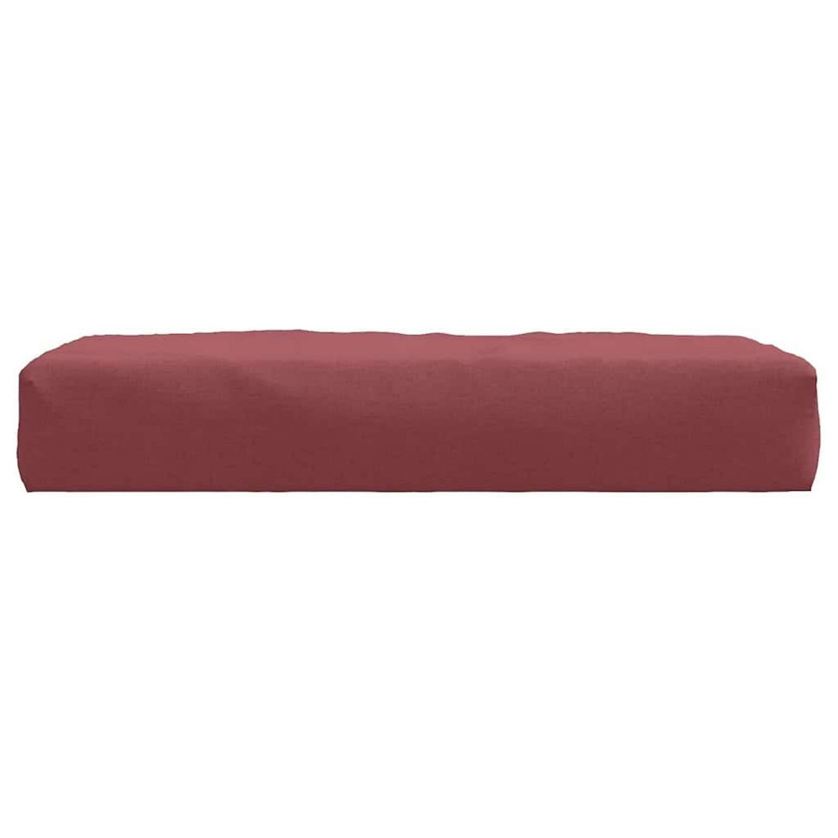 VIDAXL Coussin de palette rouge bordeaux melange 60x60x10 cm tissu