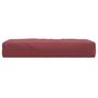 Voir la diapositive 4 : VIDAXL Coussin de palette rouge bordeaux melange 60x60x10 cm tissu