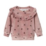 NAME IT Haut de Pyjama  Fille Guppy Fodine. Coloris disponibles : Rose