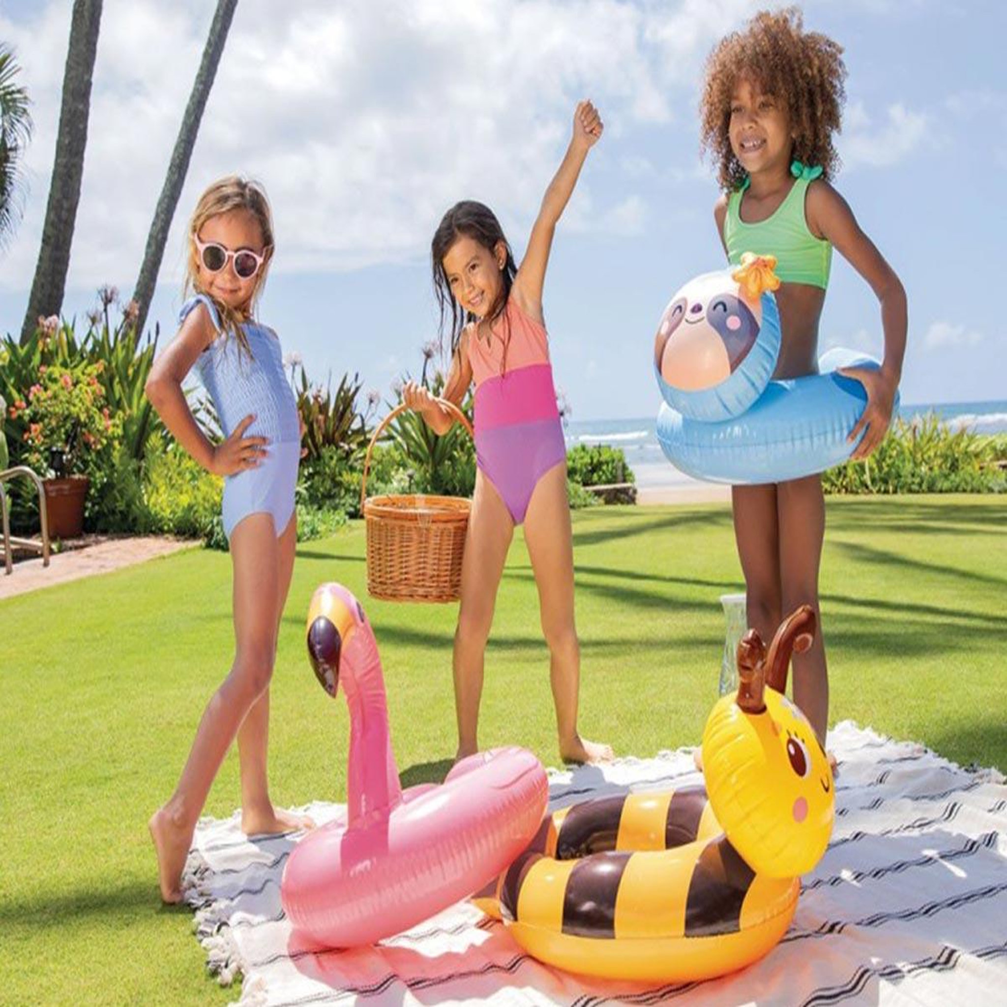 Voir la diapositive 5 : INTEX Bouée gonflable Paresseux - Intex