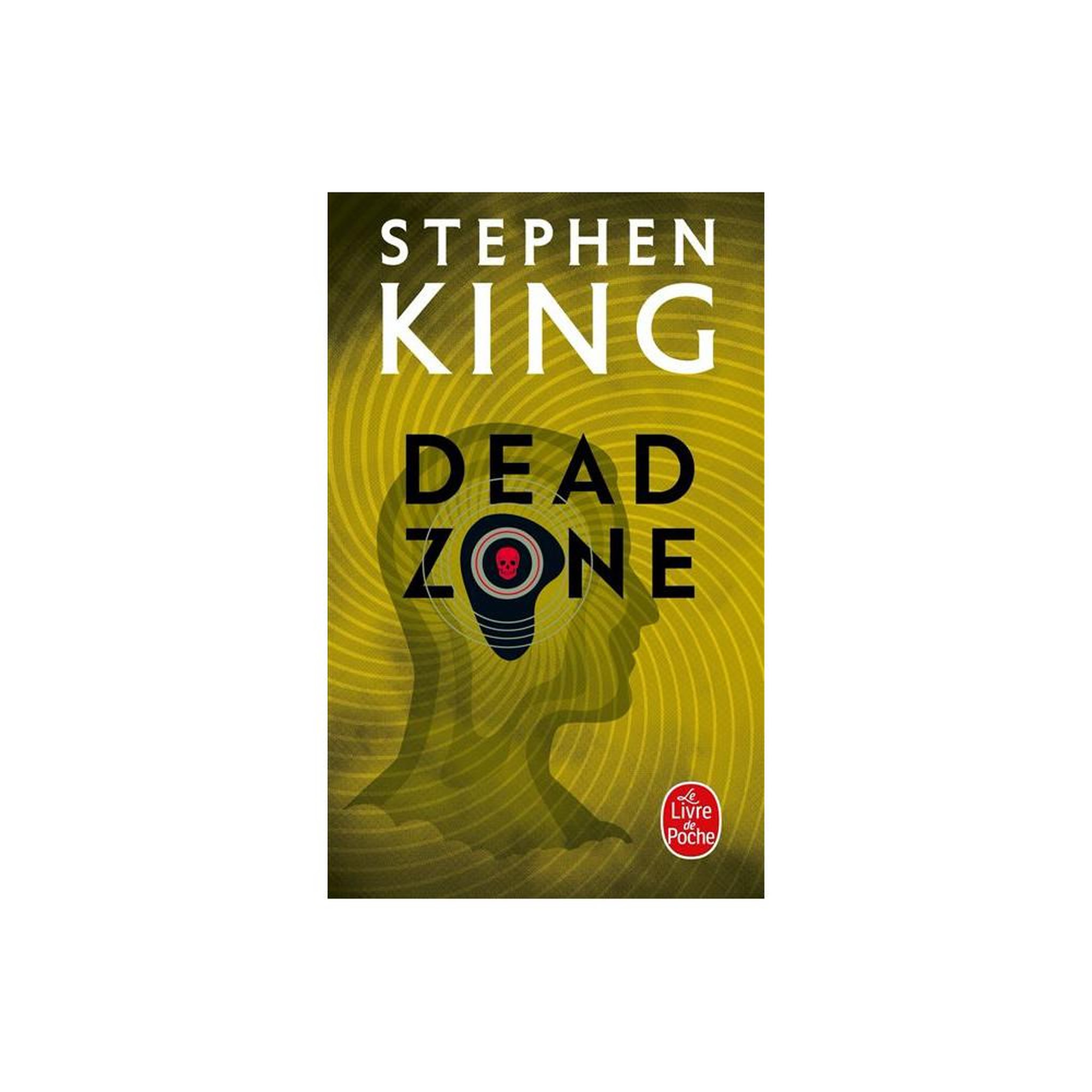 Livre dead zone de stephen king, thriller de fiction, format poche, élection et visions apocalyptiques