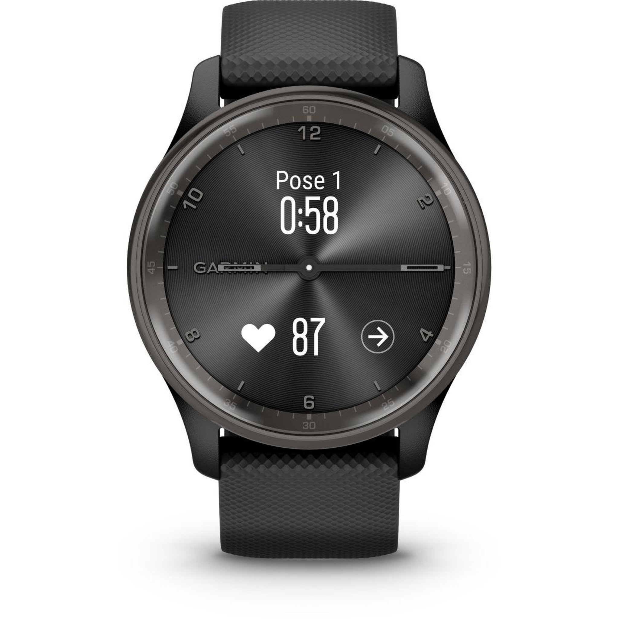 Voir la diapositive 4 : GARMIN Montre santé Vivomove Trend siliconne noir