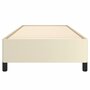 Voir la diapositive 4 : VIDAXL Cadre de lit sans matelas creme 90x200 cm similicuir