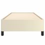 Voir la diapositive 4 : VIDAXL Cadre de lit sans matelas creme 90x200 cm similicuir
