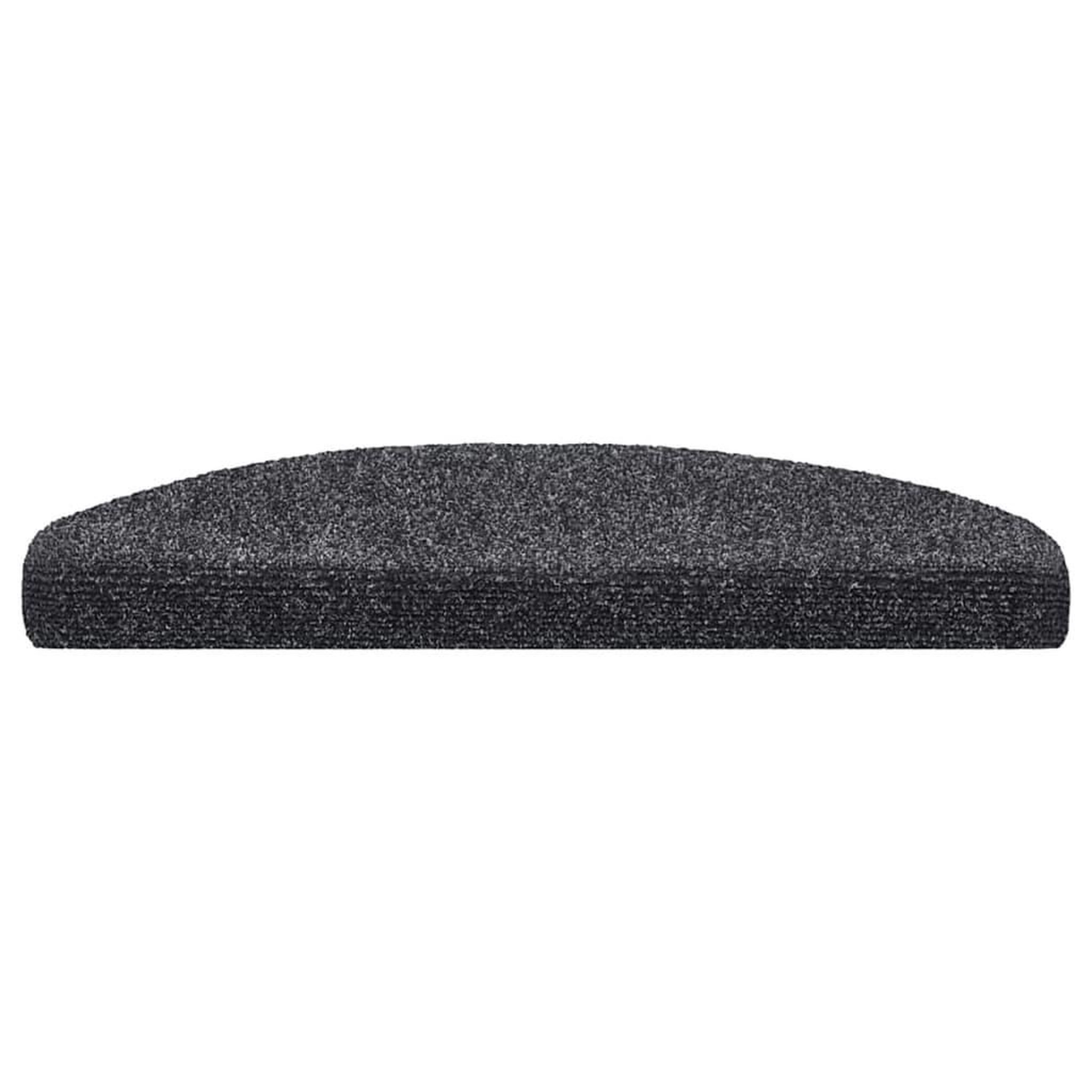 Voir la diapositive 4 : VIDAXL Tapis autoadhesifs de marches 10 pcs Gris fonce 65x21x4 cm
