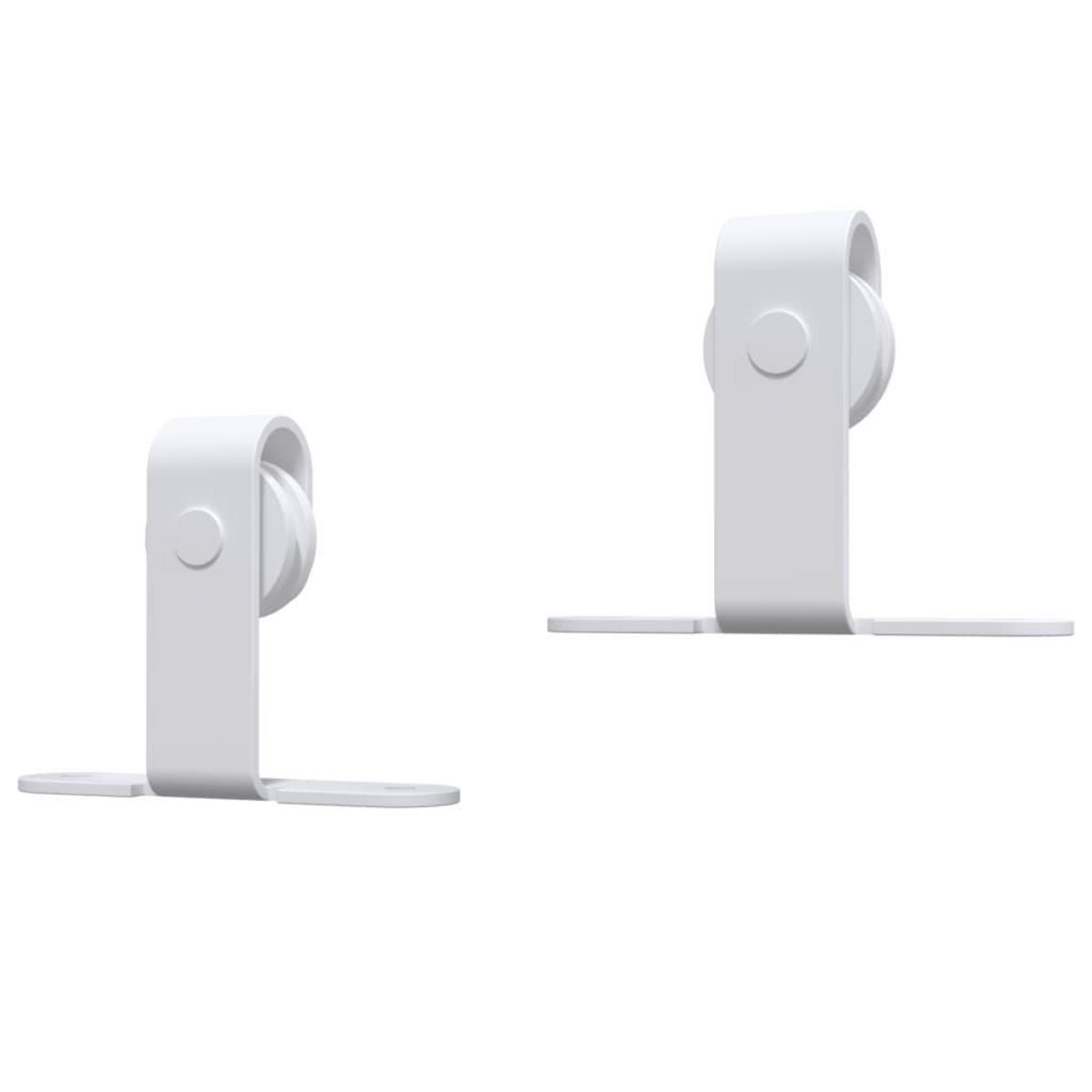 VIDAXL Kit mini de porte d'armoire coulissante Acier au carbone 200 cm