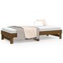 Voir la diapositive 5 : VIDAXL Lit coulissant sans matelas marron miel 2x(100x200) cm
